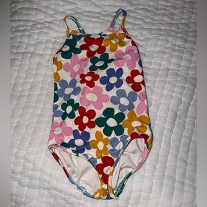 Hanna Andersson Floral One-Piece Swimsuit - 4T